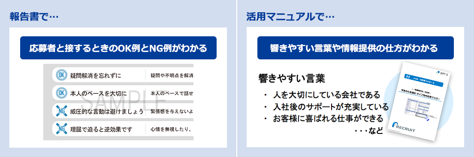 内定辞退防止のフォローで活用！